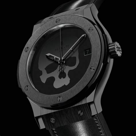 hublot all black skull bang|Hublot and depeche watch.